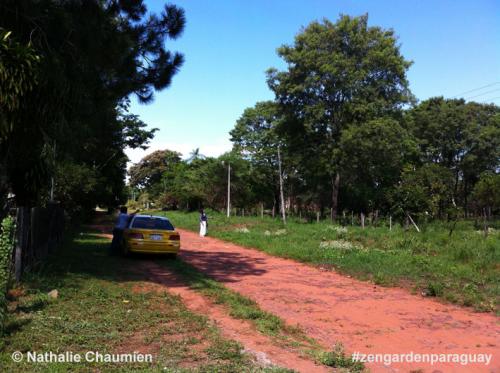 Besuch am Grundstück