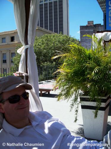 Chillen auf der Hotelterasse